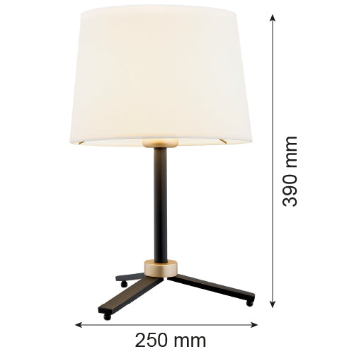Argon Cavalino 1L table lamp E27 H 39cm