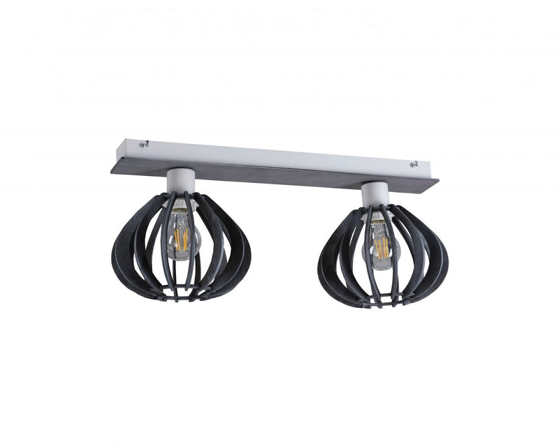 Keter Lighting Nicoleta 2L ceiling lamps E27 H 21.0cm