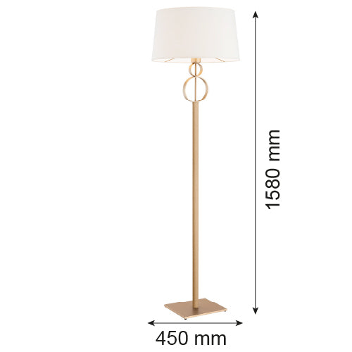 Argon Perseo 1L floor lamp E27 H 158cm
