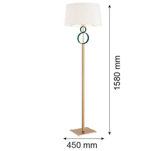 Argon Perseo 1L floor lamp E27 H 158cm