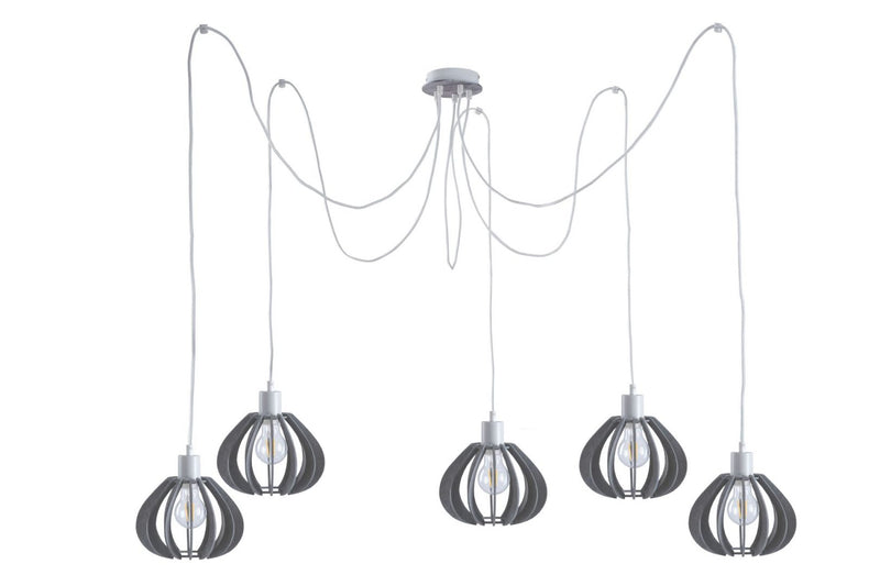 Keter Lighting Nicoleta 5L pendants E27 