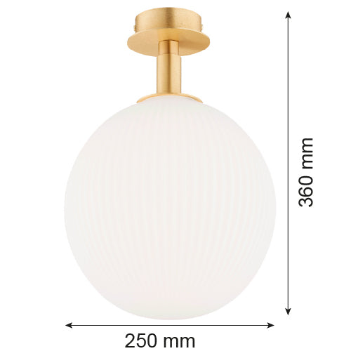 Argon Paloma 1L ceiling lamp E27 H 36cm