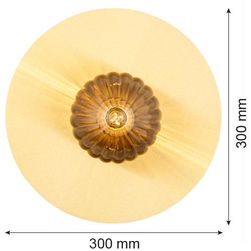 Argon Paloma 1L wall lamp E14 H 30cm