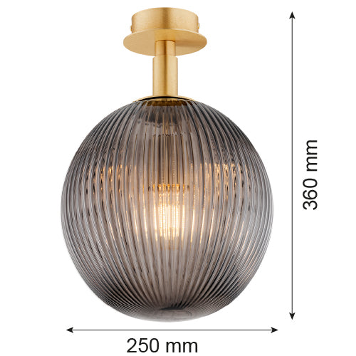 Argon Paloma 1L ceiling lamp E27 H 36cm