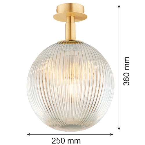 Argon Paloma 1L ceiling lamp E27 H 36cm