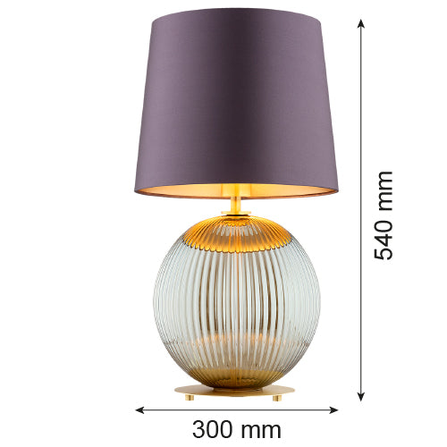 Argon Hamilton 1L table lamp E27 H 54cm