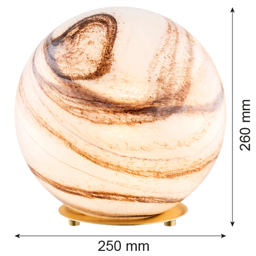 Argon Aruba 1L table lamp E27 H 26cm