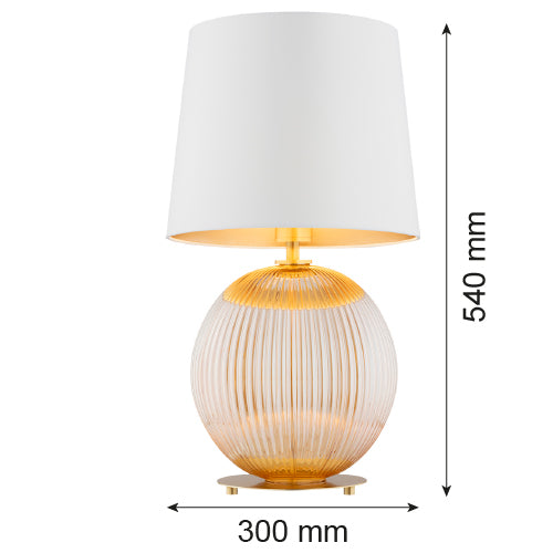 Argon Hamilton 1L table lamp E27 H 54cm