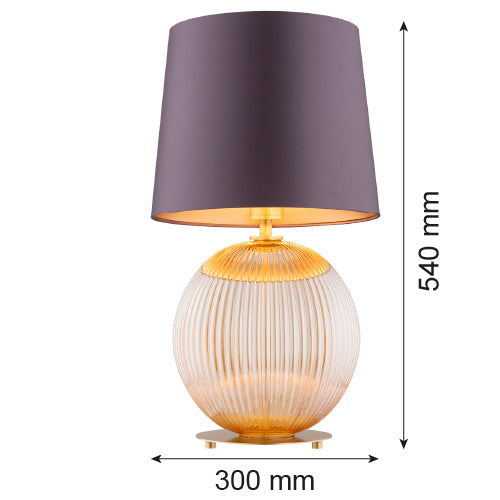 Argon Hamilton 1L table lamp E27 H 54cm