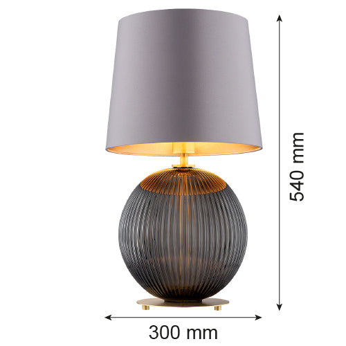 Argon Hamilton 1L table lamp E27 H 54cm