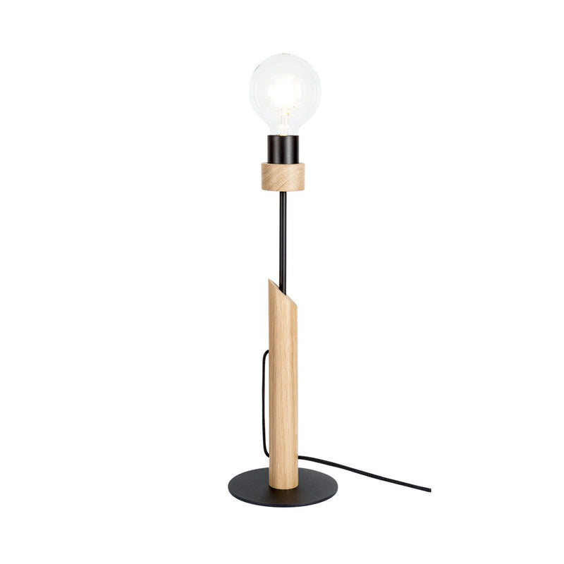 Solange Table Lamp 1xE27 Max.60W Oiled Oak/Black