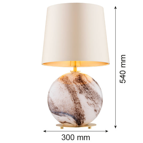 Argon Harlem 1L table lamp E27 H 54cm