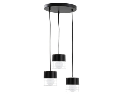 Keter Lighting Mao 3L pendants E27 H 100.0cm