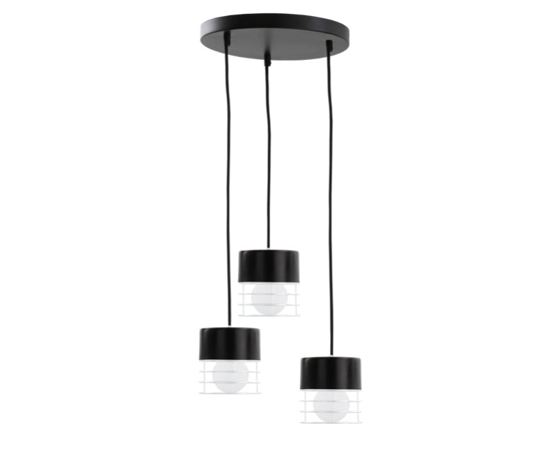 Keter Lighting Mao 3L pendants E27 H 100.0cm