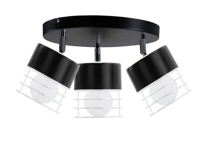 Keter Lighting Mao 3L ceiling lamps E27 H 22.0cm