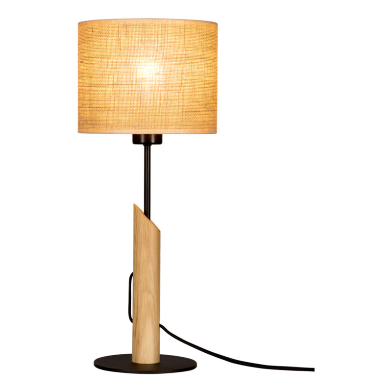 Lampada da tavolo Britop Lighting Colette Jute 1L E27 beige, H 46 cm