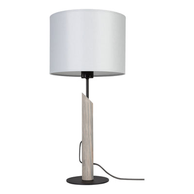 Colette Grey Table Lamp 1xE27 Max.60W Black/Gray Stained Pine/Black/Gray