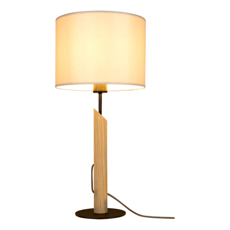 Lampada da tavolo Britop Lighting Colette Gray 1L E27 grigia, H 60 cm