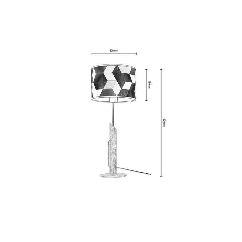 Britop Lighting Espacio 1L Tischleuchte E27, H 65cm