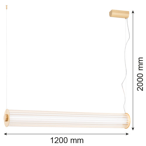 Argon Hampton 1L track lighting H 200cm