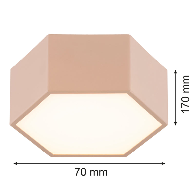 Argon Libero 1L flush mount ceiling lamp D 17cm