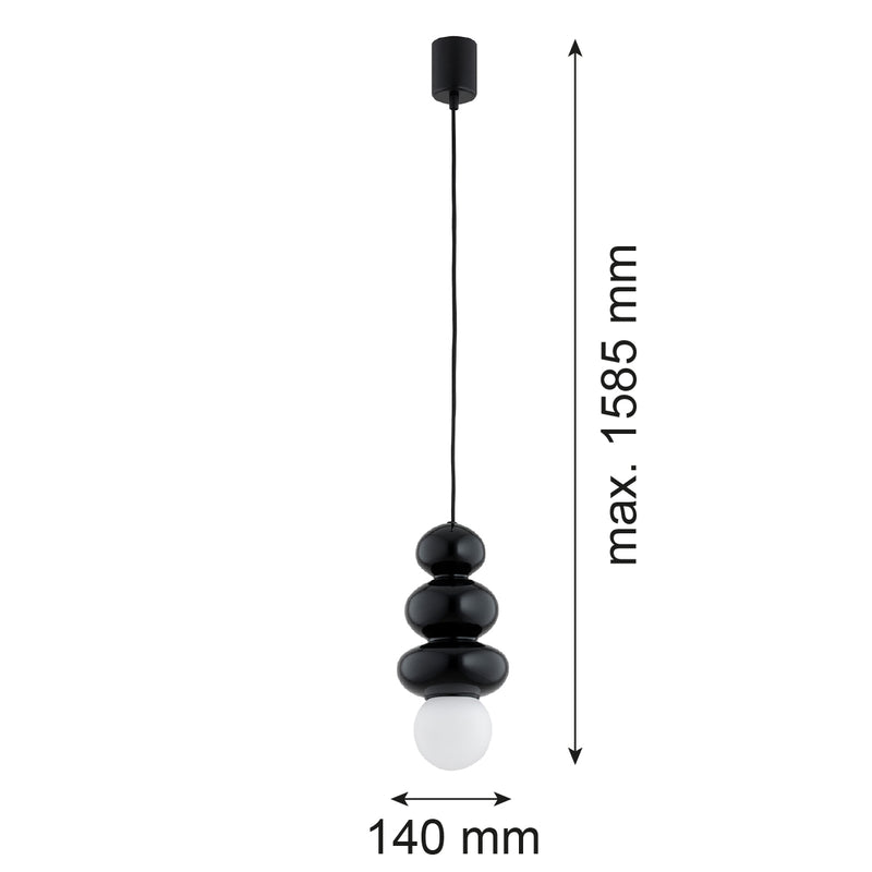 Argon Orlando Plus 1L pendant lamp G9 H 158.5cm