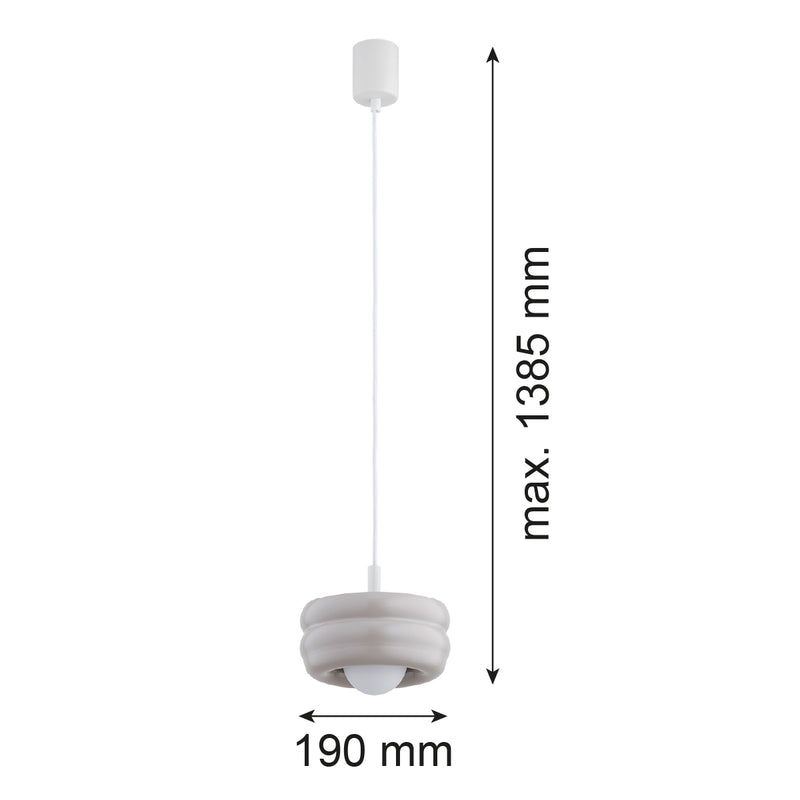 Argon Tevo 1L pendant lamp G9 H 138.5cm