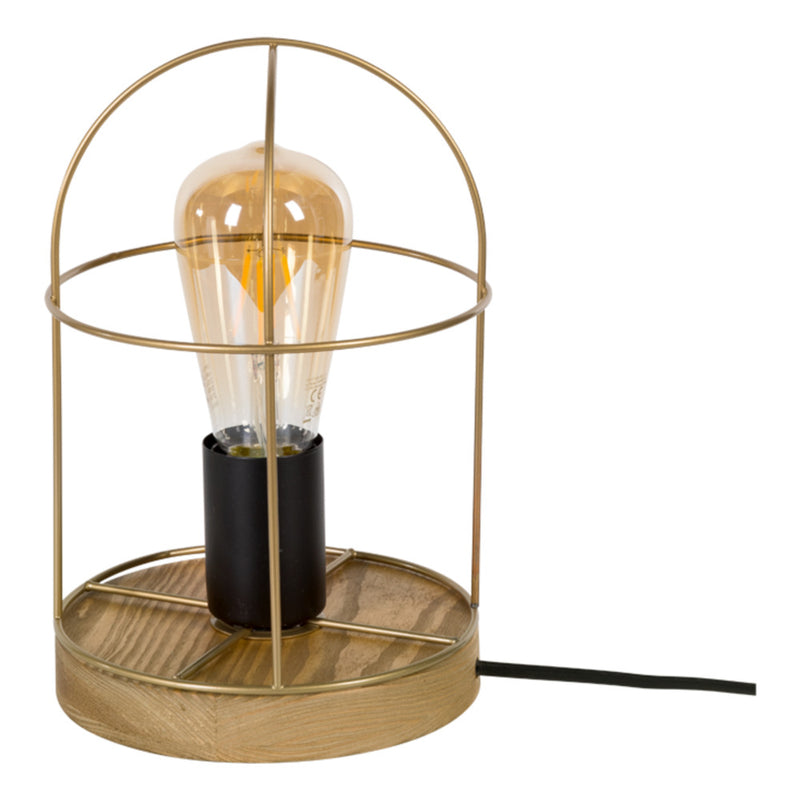 Netuno Pendant 4xE27 Max.60W Stained Pine/Black/Gold