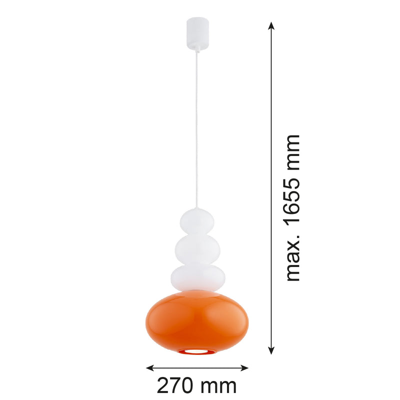 Argon Diego 1L pendant lamp GU10 H 165.5cm