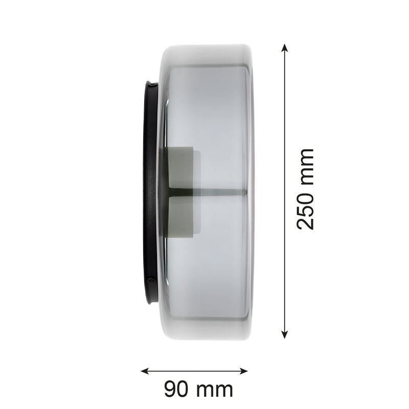 Argon Tampa 1L washer sconce wall lamp GX53 H 25cm