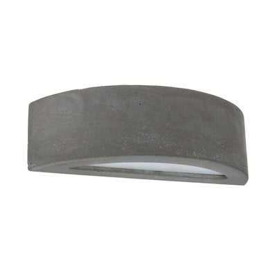 Block Wall Lamp 1xE27 Max.40W Gray/Frosted