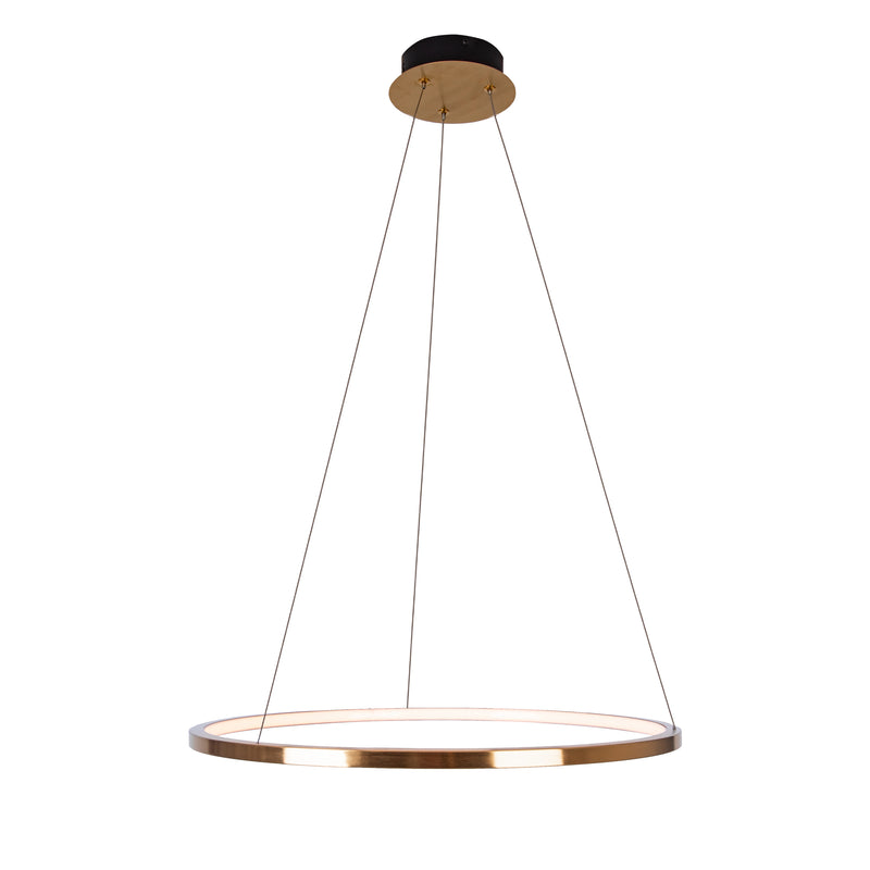 Maxlight Queen 1L pendant lamp LED, gold, D 50 cm