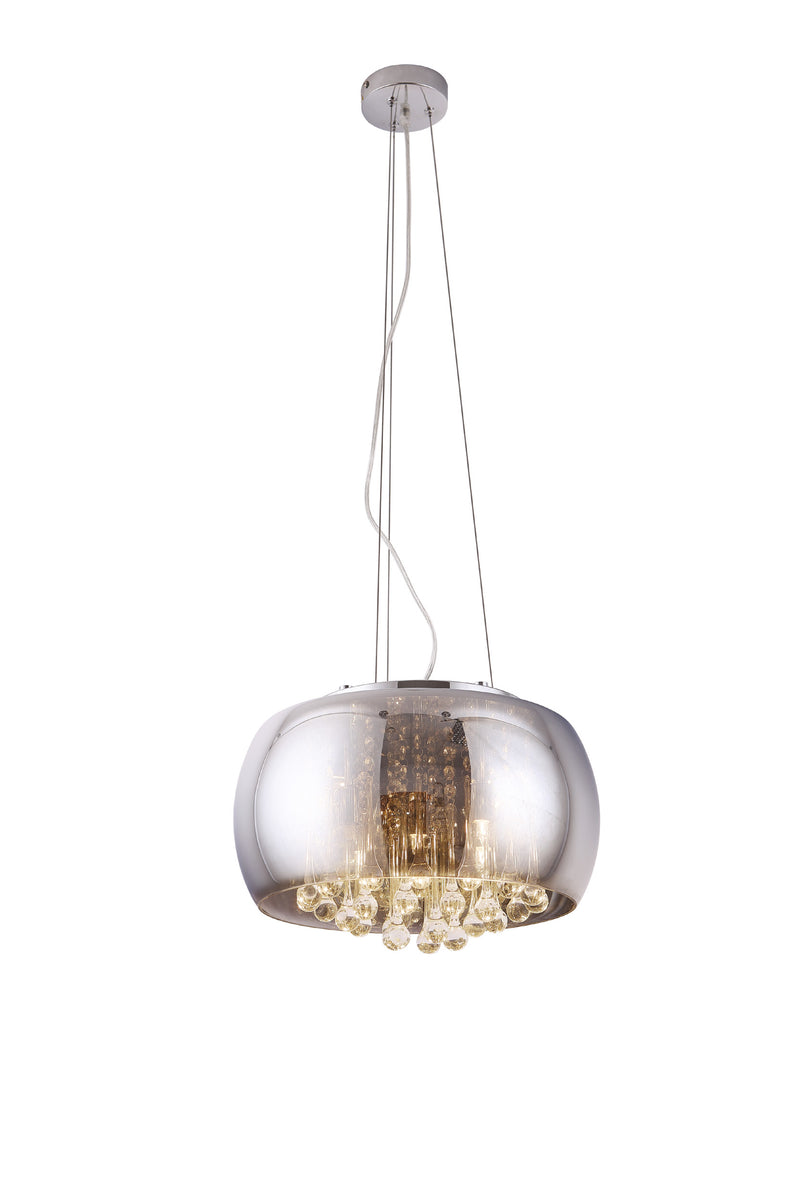 Maxlight Moonlight 5L pendant lamp chrome, D 40cm