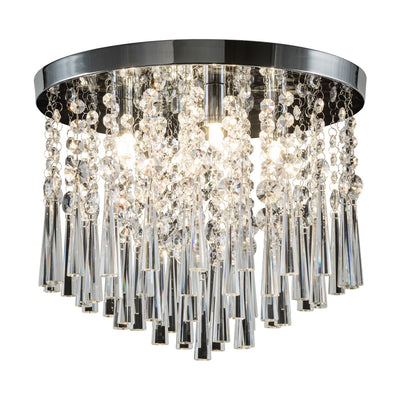 Luxoria Ceiling Lamp Incl. 4xG9 3W Chrome/Transparent