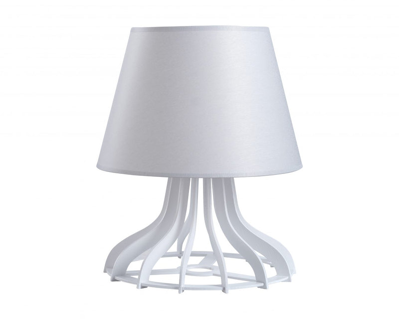 Keter Lighting Lea 1L table lamps E27 H 34.0cm