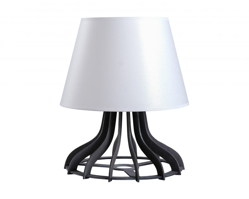 Keter Lighting Lucio 1L table lamps E27 H 34.0cm