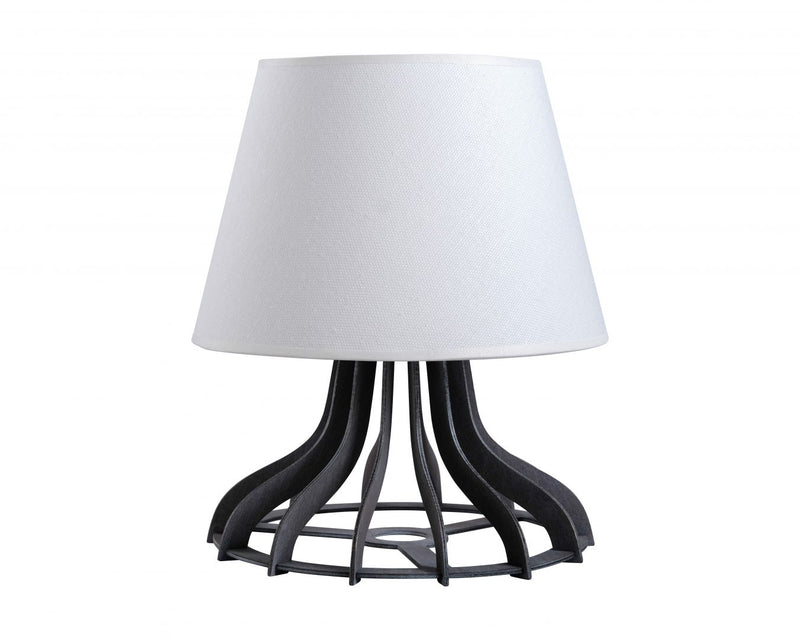 Keter Lighting Lucio 1L table lamps E27 H 34.0cm