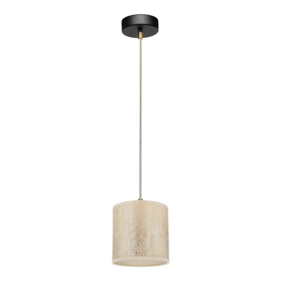 Ora Pendant Lamp 1xE27 Max.25W Black/Transparent/Gold