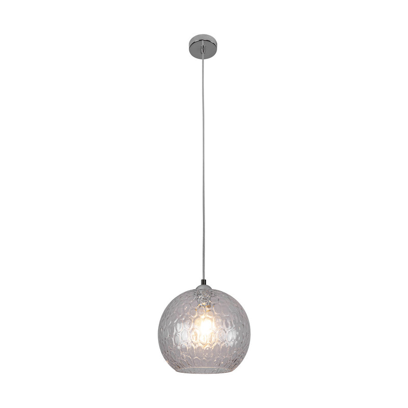 Universe Pendant Lamp 1xE27 Max.60W Chrome/Transparent/Transparent