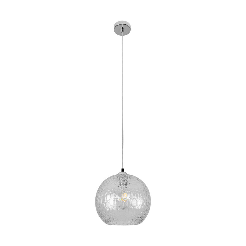 Universe Pendant Lamp 1xE27 Max.60W Chrome/Transparent/Transparent