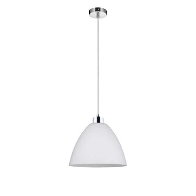 Globe Hanging Lamp 1xE27 Max.60W Chrome / White