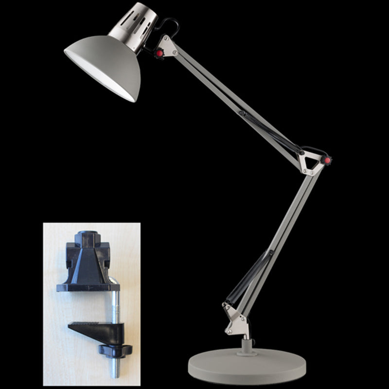 Fischer & Honsel Pit 1L bordarbejdslampe H 74cm, nikkel