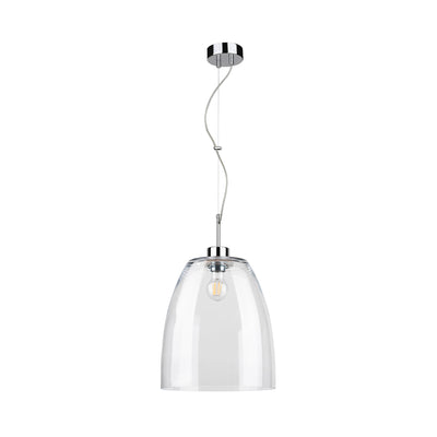 Campana Pendant Lamp 1xE27 Max.60W Chrome/Transparent/Transparent