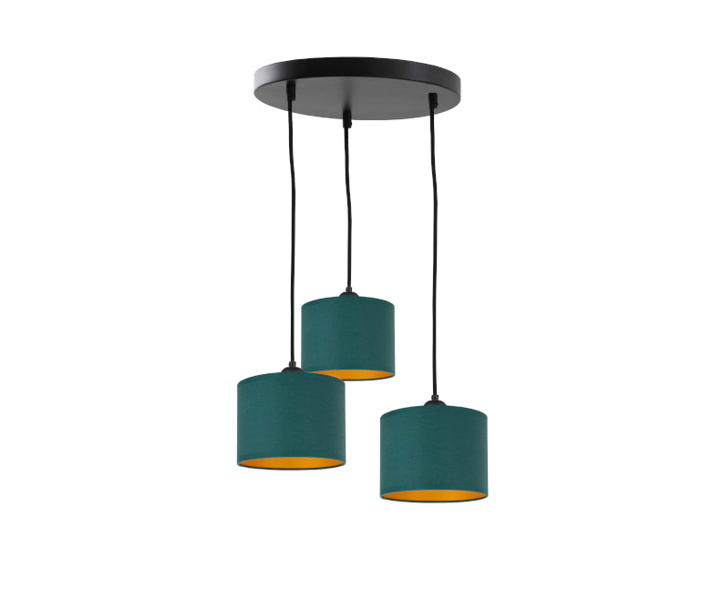 Keter Lighting Flow 3L linear suspension pendant lamp E27 H 120.0cm