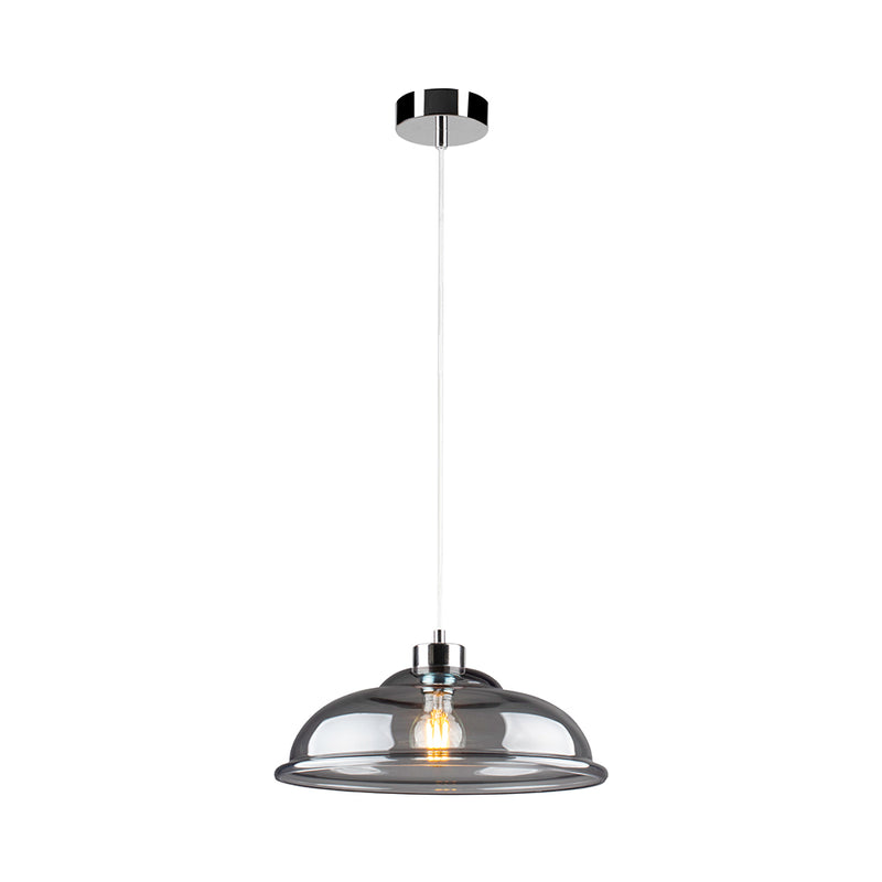 Molde Pendant Lamp 1xE27 Max.60W Chrome/Transparent/Transparent