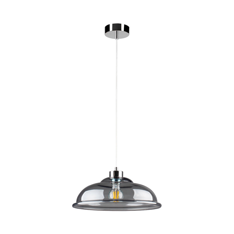 Molde Pendant Lamp 1xE27 Max.60W Chrome/Transparent/Smoked Glass