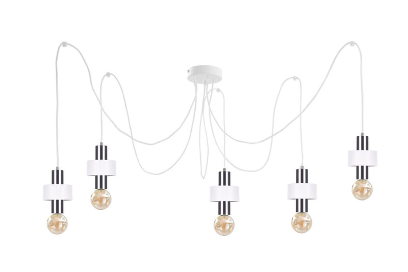 Keter Lighting Unica  5L pendant lamp E27 H 180.0cm