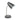 Zumaline Lampa Biurkowa 1L desk lamp E27 metal black/grey/white