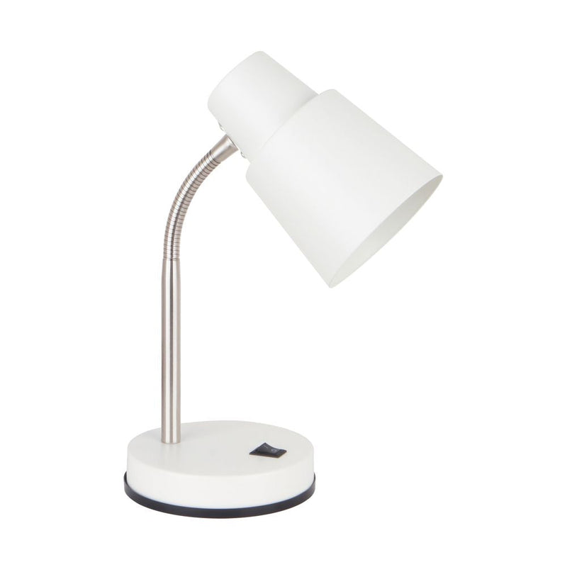 Desk lamp Zumaline LAMPA BIURKOWA 1 x E27 40W metal white