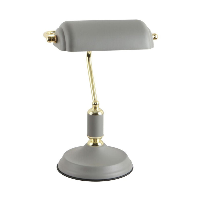 Desk lamp Zumaline ROMA 1 x E27 40W metal grey